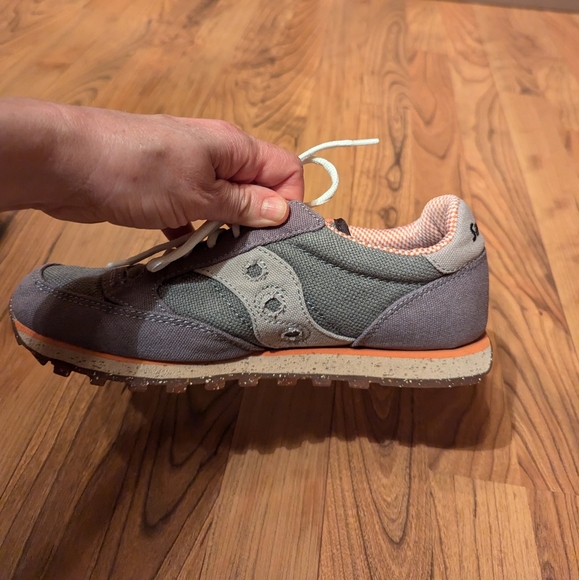 Women's Saucony Jazz Low Pro Vegan Shoe in Gray, Size 7.5 - Picture 6 of 9